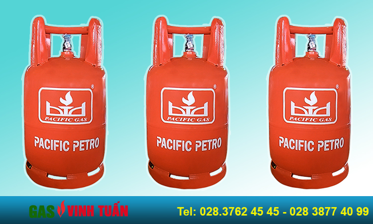 Gas Pacific Petro màu cam 12kg