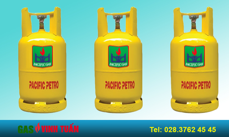 Gas Pacific Petro màu vàng 12kg