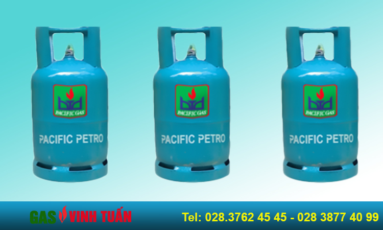 Gas Pacific Petro màu xanh nước biển 12kg